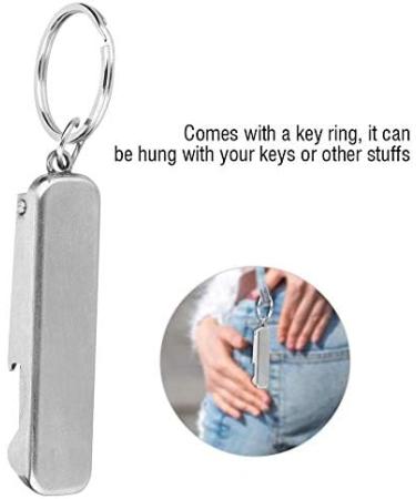 VGEBY Keyring Nail Clipper - 2 in 1 Stainless Steel Nail Cutter & Manicure Trimmer for Easy Travel | International Shipping Available - Buy Online on GoSupps.com