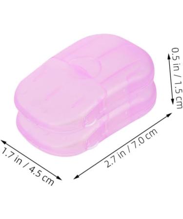 Milisten Portable Travel Soap - 15 Boxes of Violet Soap Slices | International Shipping - Buy Online on GoSupps.com