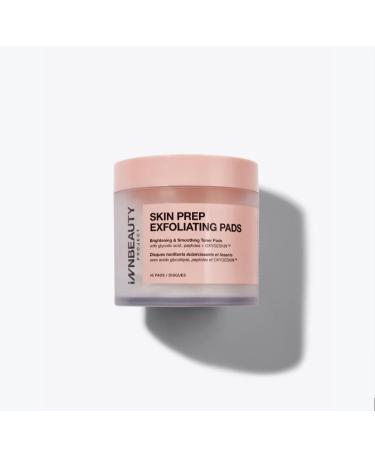 INNBEAUTY PROJECT Skin Prep Exfoliating Pads Brightening and Smoothing Toner Pads with Glycolic Acid Peptides and OXYGESKIN 45 Pads