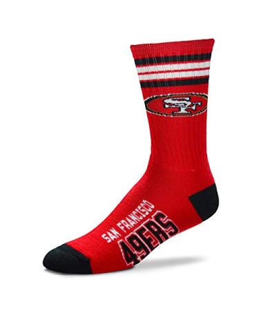 FBF Originals - NFL 4 Stripe Deuce Football Socks Mens Size X-Large 13-15 XL Multicolor