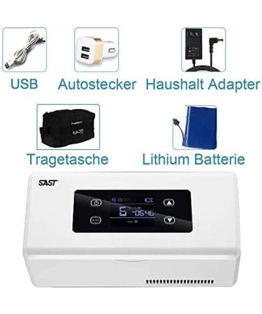 220x100x90mm Portable Insulin Cooler Box Medicine Fridge Refrigerator Temperature Control 0-8 C Chargeable For Travel/Eye Drops/Interferon/Drug Storage One Battery - Buy Online on GoSupps.com