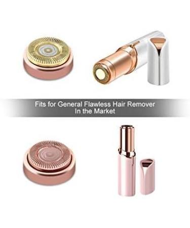 Facial Hair Remover Replacement Heads - Ablerv Flawless Replacing Blades for Good Finishing and Well Touch for Upper Lip Chin Cheeks and Sideburns 18K Gold-Plated As Seen On TV - Count 5 4 Count - Buy Online on GoSupps.com