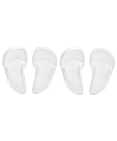 2pcs Pair Footful Arch Support Insoles Foot Care Insole Silicone Gel Arch Pad Heel Pads Forefoot Gel Pad