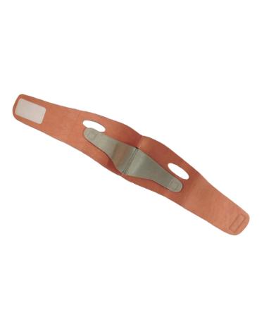 WOONEKY Thin Face Belt Chin Reducer Patch Lifting Bandage Facial Spandex Orange
