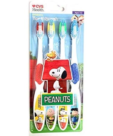Firefly Peanuts Soft Toothbrush - Pack of 4 - Buy Online on GoSupps.com