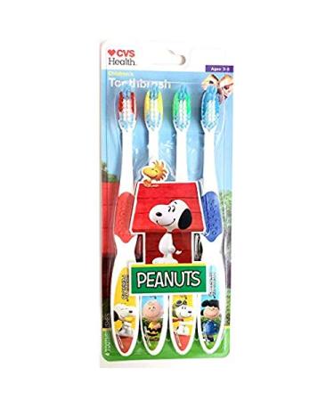 Firefly Peanuts Soft Toothbrush 4 Each