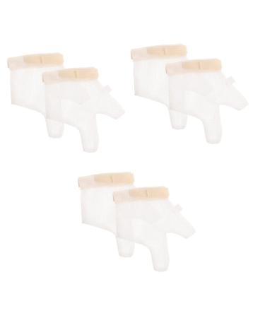 DOITOOL Nail Tools 3 Pairs Sucker Portable Anti-Sucking Finger Nail Soft T Toddlers Sucking Biting Glove Thumb Gloves Protector Stop Stopper Scratch for Home Guards Mesh of Kit Mesh Gloves