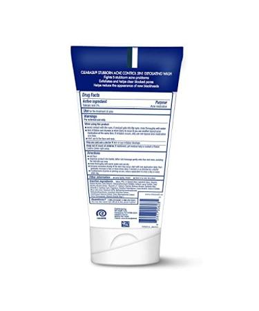Clearasil Stubborn Acne Control 5in1 Exfoliating Wash Maximum Strenght with 2% Salicylic Acid Acne Treatment Medicine Daily Acne Facial Cleanser 6.78 fl oz (Pack of 2) - Buy Online on GoSupps.com