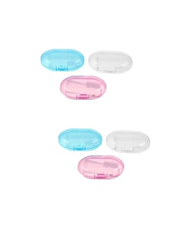Minkissy 6 Stk silicone milk toothbrush newborn toothbrush toothbrushes for children toothbrush finger children's toothbrush children finger toothbrush handbook care brush