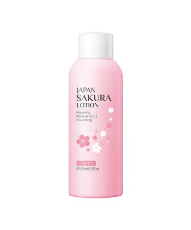 Sakura Face Lotion Moisturizing Essence for Shrink Pores Skin Daily Care Toner Lotion Hydrating Repair Face Cream Vitamin C Serum Improve Skin Nourishing Facial Cream Softener Skincare