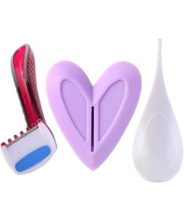 Heart Shape Bikini Razor for Women - Sexy Pubic Hair Shaving Tool | Intimate Grooming Template - Buy Online on GoSupps.com