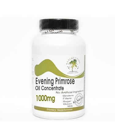 Evening Primrose Oil Concentrate 1000mg // 100 Capsules // Pure // by PureControl Supplements