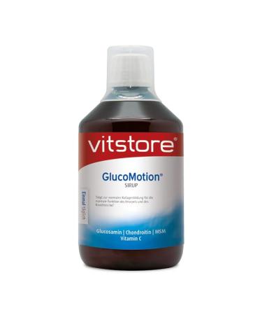 Vitstore GlucoMotion Glucosamine Syrup 500 ml - Normal Function of Cartilage and Bones