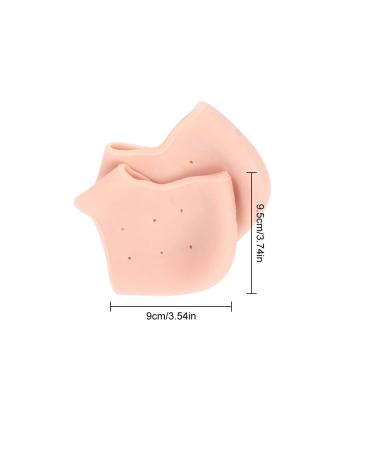 Sioppkik Heirs Cushion Gel Heel Protection Pads - Silicone Heel Socks for Plantar Fasciitis & Cracked Heels - Pain Relief & Comfort - Buy Online on GoSupps.com