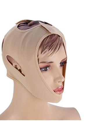 Delicate Facial Thin Face Mask Slimming Bandage Skin Care Belt Shape And Lift Reduce Double Chin Face Mask Face (L)