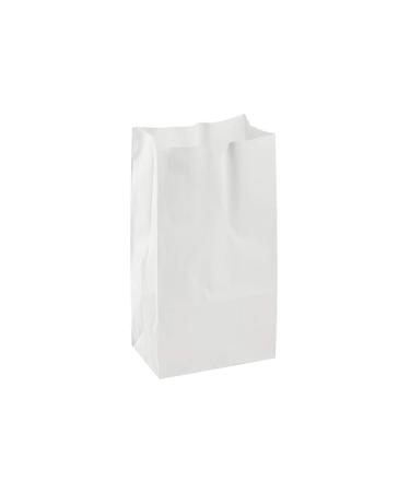 Perfect Stix Kraft White Paper Bags 4lb - Pack of 500 Count | Eco-Friendly 4lb Paper Bags - Buy Online on GoSupps.com