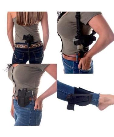 Gun Holster Buy 1 get 3 Free Shoulder/Concealed/Hip/Ankle IWB Gun Holster Hip FITS Ruger EC9S 3.12
