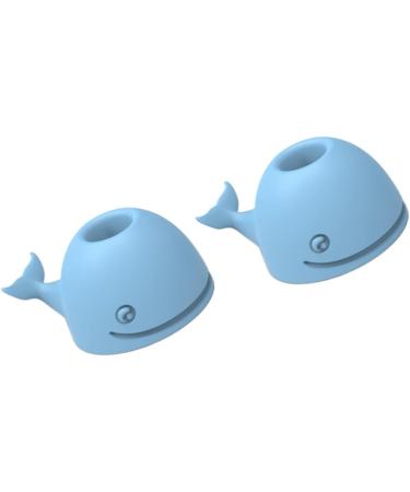 Zerodeko 6 pcs Silicone Toothbrush & Razor Holder - Sky Blue Storage Solution for Bathroom & Desk - Buy Online on GoSupps.com