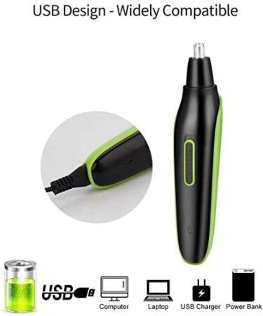 5-in-1 USB Rechargeable Trimmer - Waterproof Facial & Eyebrow Hair Trimmer for Home Travel & Work - Buy Online on GoSupps.com