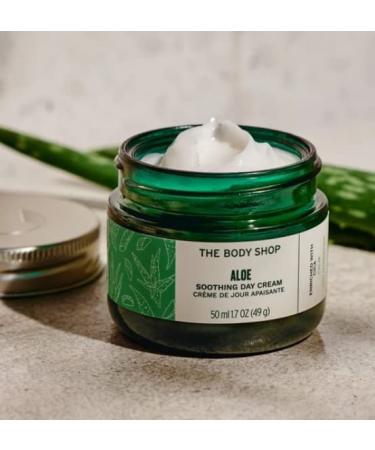 The Body Shop Aloe Soothing Day Cream 1.7 oz - Vegan Moisturizer for Sensitive Skin - Buy Online on GoSupps.com