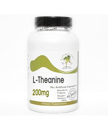 L-Theanine 200mg 180 Capsules - No Additives Naturetition Supplements