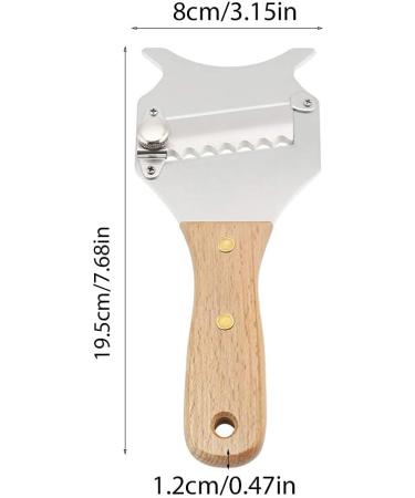 Buy GOTOTOP Stainless Steel Truffle Cutter & Chocolate Cheese Razor Adjustable Blade & Wooden Handle for Perfect Kitchen Cakes - Buy Online on GoSupps.com