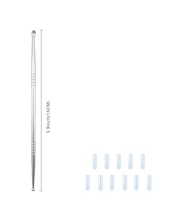 Tonsil Stone Remover Kit - 2pcs Stainless Steel Picks & 11 Silicone Caps - Effective Tonsillolith Removal Tool for Bad Breath - Order Internationally - Buy Online on GoSupps.com