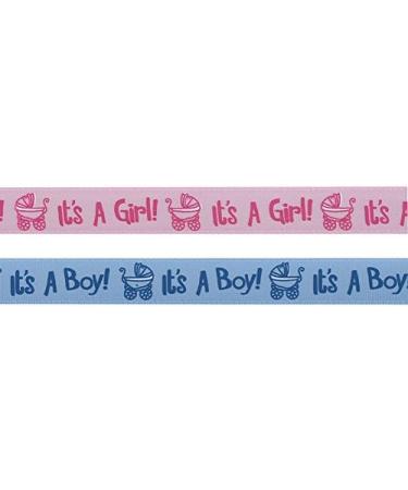 10Yard Pink Stain Ribbon for Baby Christening Shower Party - Buy Online on GoSupps.com