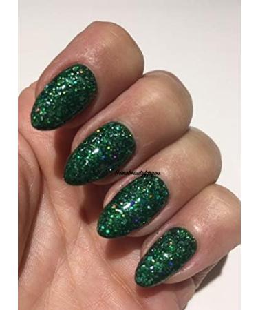 Bluesky Green Glitter Diamond Sparkle BLZ23 Nail Gel Polish UV LED Soak Off 10ml - Buy Online on GoSupps.com