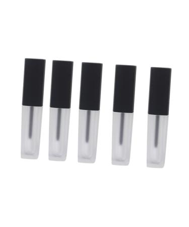 BIUDECO Set of 5 Travel Size 2ml Plastic Lip Gloss Bottles for Refilling Lip Gloss