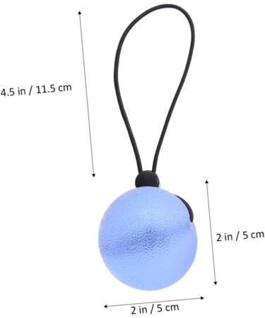 Shop Soesfoufu 3 Pcs Exercise Squeeze Balls - Stress Relief Finger Trainers & Grip Strength Balls for Fitness - Buy Online on GoSupps.com