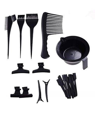 LHKJ 23 Pcs Hair Dyeing Tool Hair Dye Coloring Salon Dyeing Brush Comb Brushes for Salon Barbers Hairdressing Tool