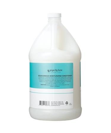 Ginger Lily Farms Club & Fitness Moisturizing Conditioner 1 Gallon - Vegan & Cruelty-Free - Ocean Breeze Scent - Buy Online on GoSupps.com