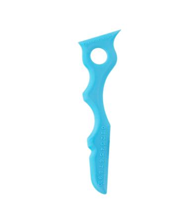 Eyelin r Stencils Ruler - Winged Eyelin r Stencil - Eyelin r Guide Tool | Silicone Stencils For Winged Eyelin r | Eyelin r Template Kit Reusable Lip lin Applicator For All Face Shapes Blue
