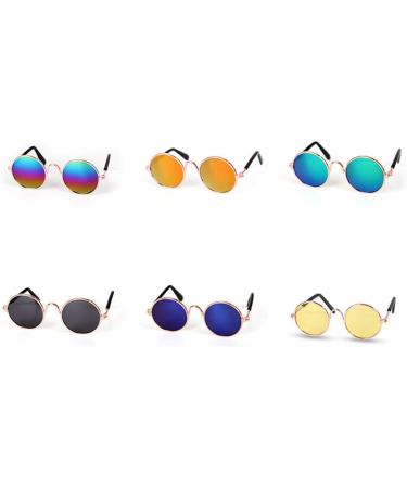 5pcs Multi-Colored Dog & Cat Sunglasses - Pet Accessories & Photo Props for Dogs and Cats - Buy Online on GoSupps.com