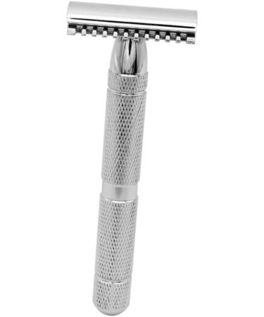 Minkissy 2-Stage Men's Razor Set - Dual Head Steel Shaver & Wooden Handle for Precise Shaving - Buy Online on GoSupps.com