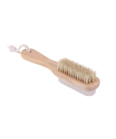 COHEALI 1pc Foot File Stone Bristles Foot File Pumice Stone for Feet Foot Pumice Brush Pedicure Brudh Foot Brush for Feet Wood Tools Nail Tools Pedicure Tools Natural Scrub Brush