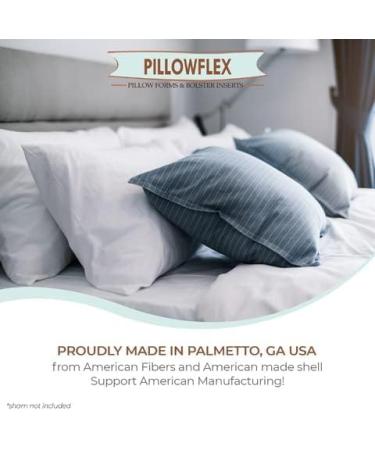 Pillowflex Synthetic Down Alternative Pillow Inserts for Shams - 20x20 Set of 2, Perfect for Sleeping - Handmade Throw Pillow Inserts - Buy Online on GoSupps.com