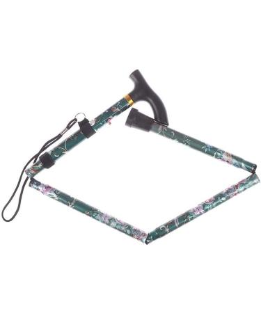 SilteD Walking Stick Trekking Poles Walking Stick Adjustable Travel Five-Section Patterned Non Slip Crutch Cane Folding Walking Stick Sturdy Printed Outdoor Sport Hik - Buy Online on GoSupps.com