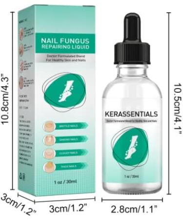 Kerassentials Huile de traitement antifongique pour ongles d'orteils restauration des ongles d color s et endommag s pour un aspect sain s r - Buy Online on GoSupps.com