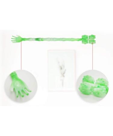 Portable Back Scratcher & Itching Relief Tool | Manual Body Massage Roller - Green - Buy Online on GoSupps.com