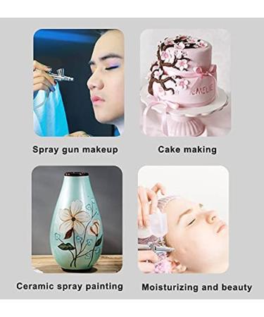 2024 NEW SHPTDJTIC Cordless Airbrush Kit with Air Compressor & 0.3mm Nozzle Portable Handheld Mini Airbrush Gun Set for Makeup Cake Decorating Art Craft Nail Design(BLACK1 A) Black1 A - Buy Online on GoSupps.com