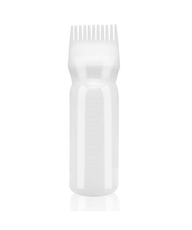 DSHYUAUOCI hair oil applicator 160 ml applicator bottle hair graduated reusable hair coloring at home suitable for hair dye at home hairdresser hairdressing salon white - Buy Online on GoSupps.com
