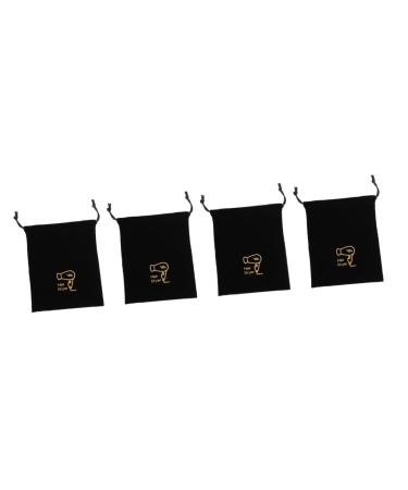 HEALLILY Travel Backpack 4pcs Hair Dryer Storage Bag Hair Dryer for Curly Hair Shoe Travel Bag Storage Bags Hair Dryer Tool