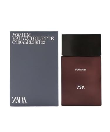Zara For Him Men's Fragrance EDT Eau de Toilette 100ml (3.4 fl oz) Bergamot Cardamom & Sandalwood Notes Warm & Modern Eastern-Inspired Scent