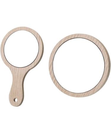 Portable Hand Mirror 7.2CM - Small Round Glass Compact Mirror - Buy Online on GoSupps.com