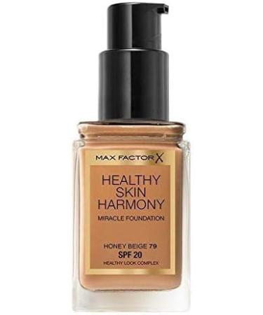 3 x Max Factor Healthy Skin Harmony Miracle Foundation 79 Honey Beige - Buy Online on GoSupps.com