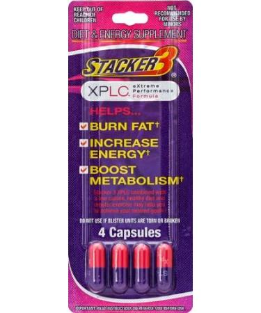 Buy Stacker 3 XPLC - 4CT Blister Pack (24 Capsules) | Fast International Shipping | Best Price Online - Buy Online on GoSupps.com