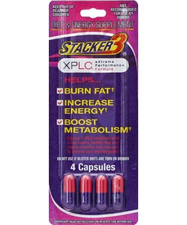 STACKER 3 XPLC 4CT BLISTR 24 CAPSULES