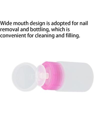 Distributeur de pompe vide en plastique de 120 ml avec Pour bonne tanch it bouteille transparente d'alcool avec couvercle rotatif pour vernis - Buy Online on GoSupps.com